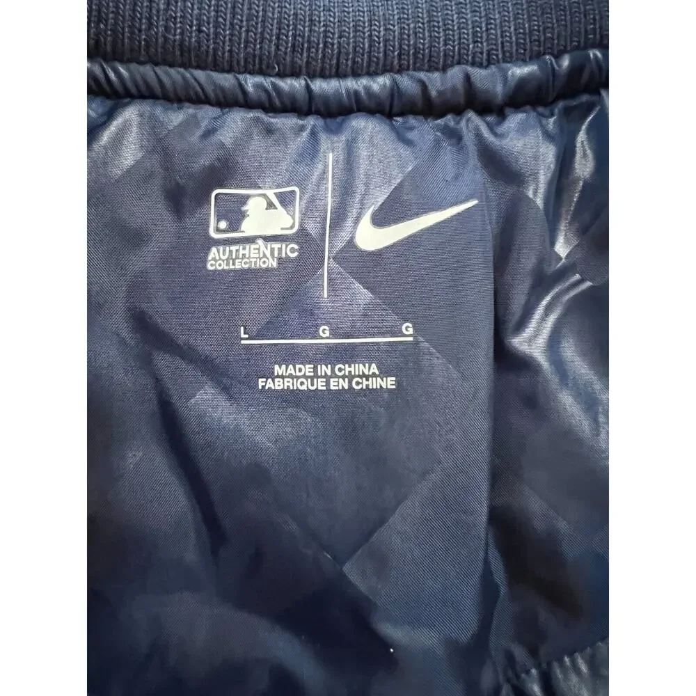 Nike Chicago Cubs Authentic Collection City Connect Dugout Jacket Men's Size L